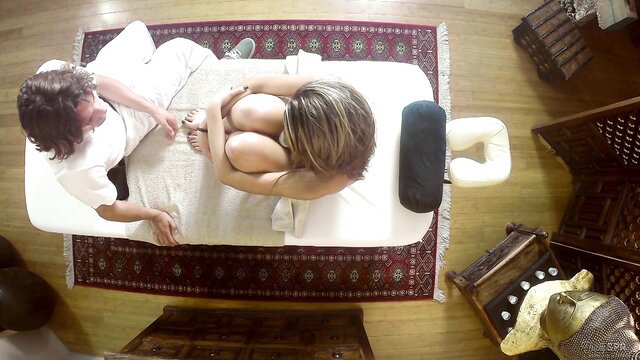 Sophia Torres nude on massage table in You Plan On Telling My Parents