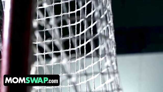Hockey net closeup thumbnail for Two Perverted StepMothers swapping stepsons