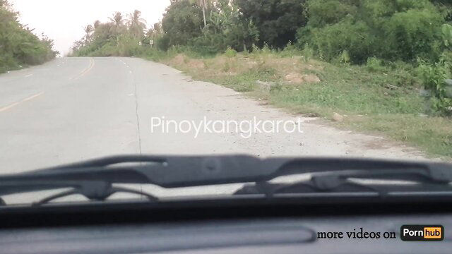 Amy drives rural road in Pinoy amateur car video thumbnail