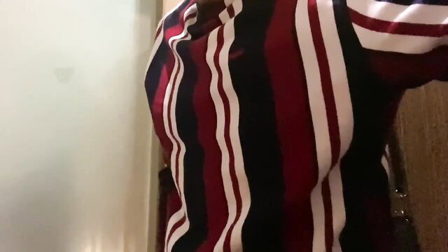 striped dress, party