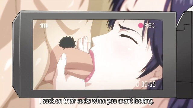 anime girl sucking cock