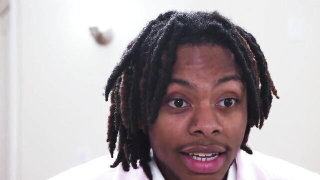 Closeup of young black man with dreads smiling in MILF Overload In-Laws scene