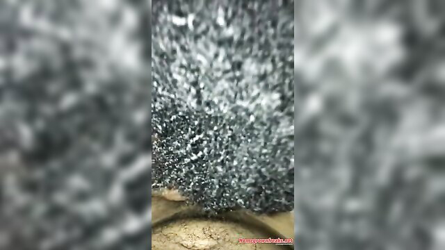 Sloppy Top closeup of messy blowjob with thick cum dripping on skin