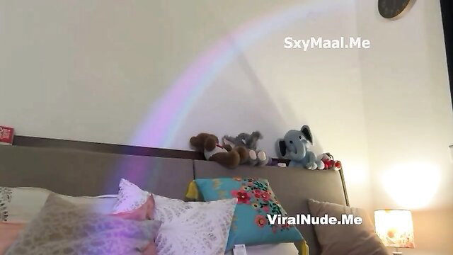 Dirty Wife Anamika Desai nude in bed with toys, amateur Indian solo