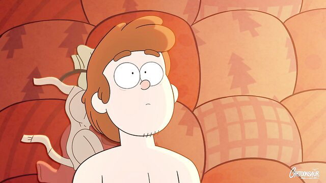Nude Dipper Pines with Mabel tail in Gravity Falls 7 summers later animated parody
