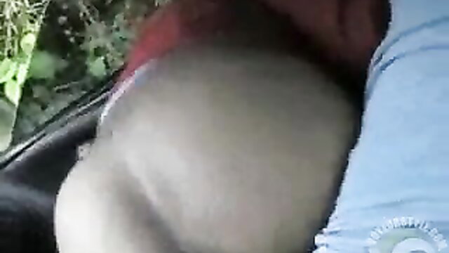 Experienced GF rides cock to orgasm in car, big ass view