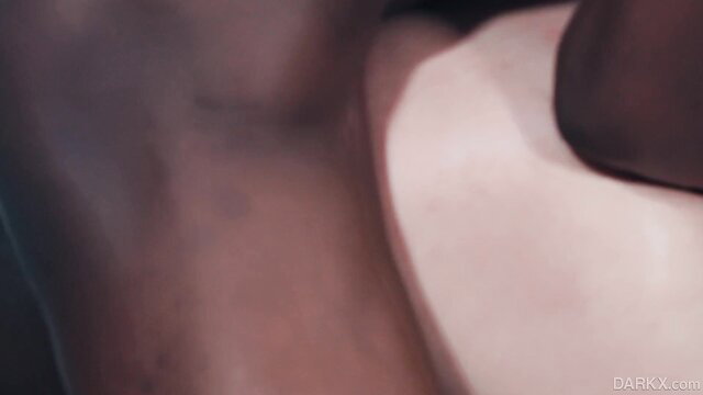 Skylar Snow filled with big black cock closeup