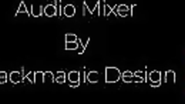 Audio Mixer by Blackmagic Design thumbnail