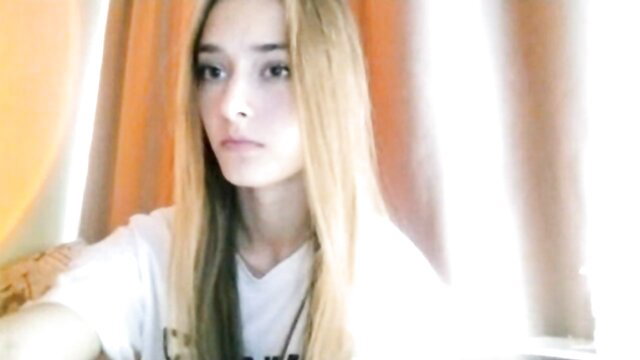 Taitebuffkin shy 18yo slim teen in white tank top closeup