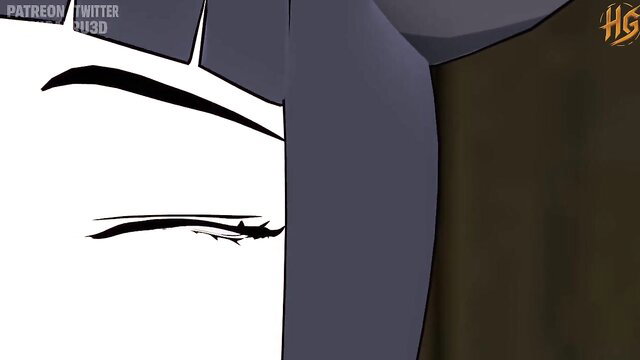 Hinata anime girl in tight suit, seductive eyes, lesbian hentai tease