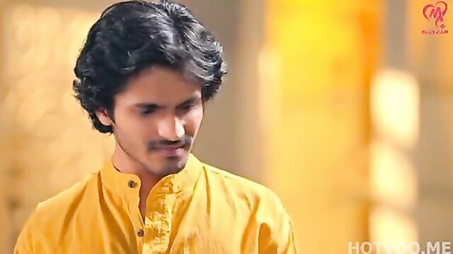 Handsome Indian guy in yellow kurta from Innocent Episode 2 Makhanplus hot web series