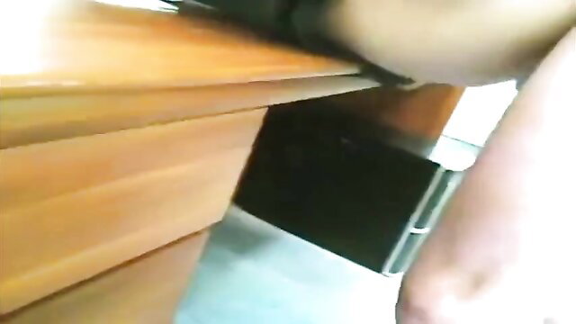 Cops gang-fuck juicy suspects in rough office bang