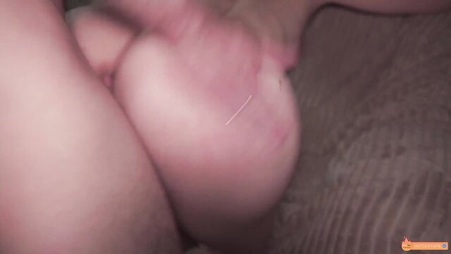 Closeup of firm pink pussy getting fucked hard till creampie