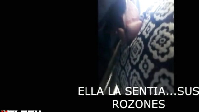 Huge ass Mexican teen feels it in encoxada closeup