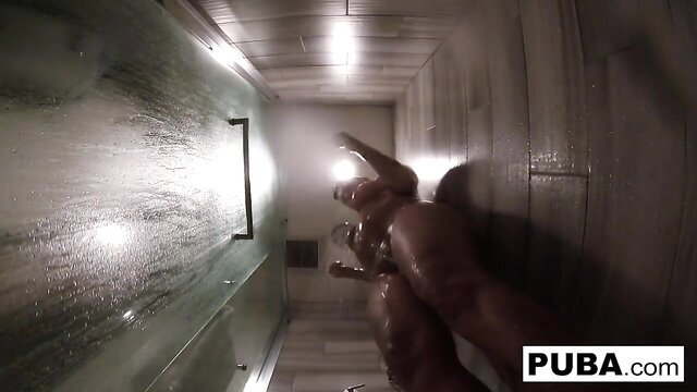 Jezebelle Bond wet nude shower POV closeup