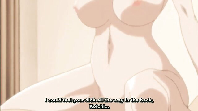 Big breasted hentai babe Koichi feels dick deep in doggystyle fuck
