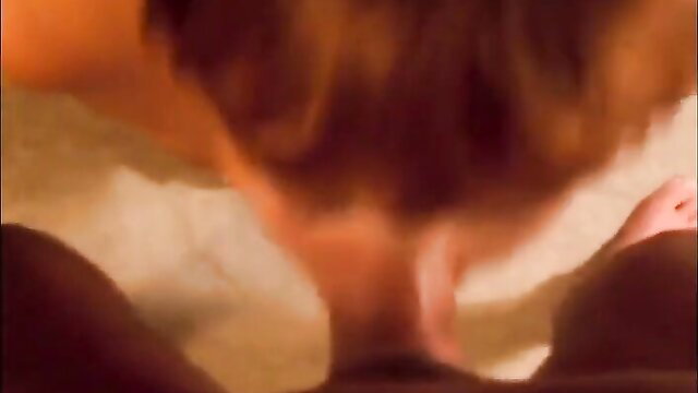 Redhead babe kneels for facial cumshot closeup in Just Facials 1