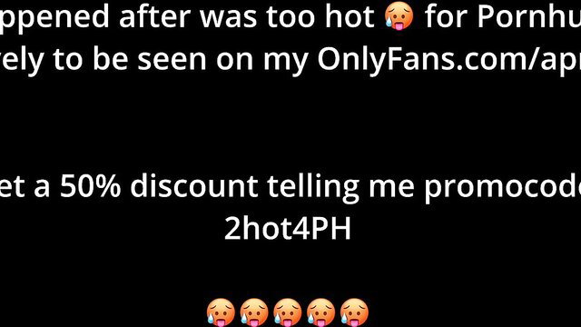 April Maxima OnlyFans promo: too hot for Pornhub, 50% off with 2hot4PH