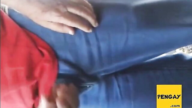 Old man hand unzips pants in car, parking lot gay fuck preview