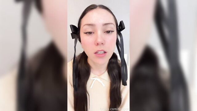 Lexi Poll ASMR yandere girl with black bow pigtails obsessed with you