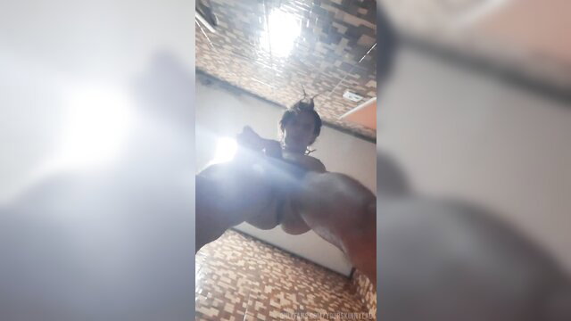 Nubile guy jerks off POV for girlfriend, cums on body