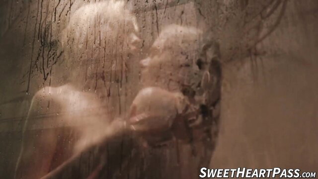 Chloe Cherry and Serene Siren wet passionate scissoring in shower