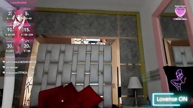 Amateur webcam teen flashes big tits masturbates on cam