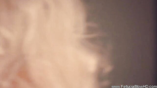 Blonde Fellucia Blow closeup blowjob in Fellucia Blow HD porn