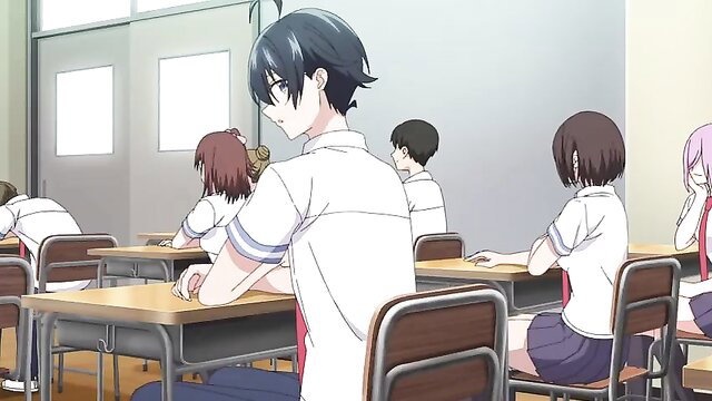 Takamine-san Ep 1 classroom anime hentai boys girls school uniforms