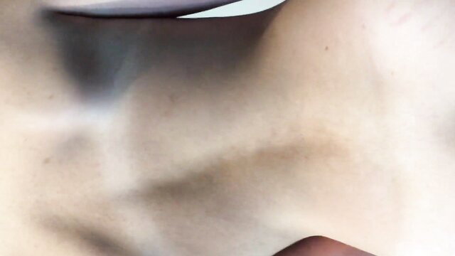 Hot girlfriend's ass filled with cum closeup