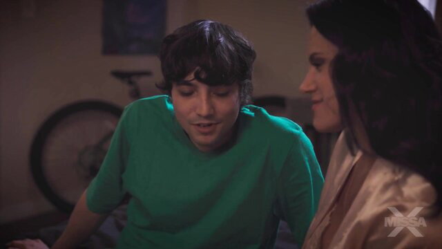 Penny Barber seduces young man in intimate closeup, MissaX