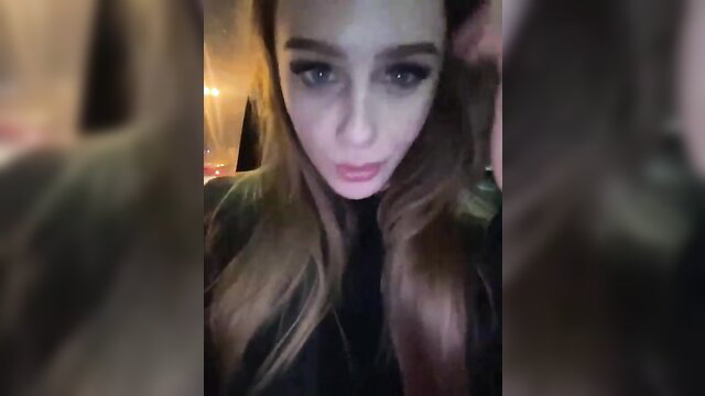 PrettyKatea BongaCams closeup with sultry gaze and glossy lips