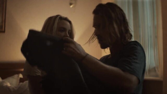 Veerle Baetens nude tits exposed by Charlotte Le Bon in Cheyenne hot scene