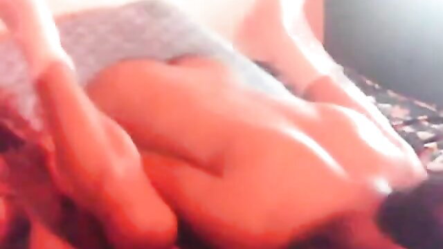 Arab Saudi gay man lying nude on bed spreading legs exposing ass