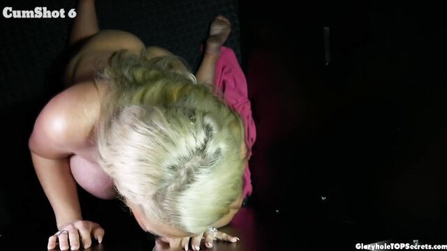 Alura Jenson blonde MILF deepthroats cock in hot cumshot scene