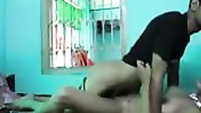 Desi newlywed couple hardcore doggy style fuck on bed