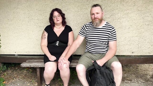 Sabbat Freyja 32 & bearded guy on bench, amateur couple preview