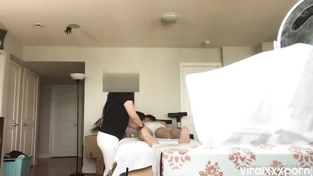 Sinfuldeeds hot Korean nuru massage, oily nude bodies grinding