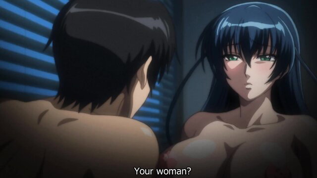 Anti-Demon Ninja Asagi 3: busty blue-haired anime girl in hentai gangbang