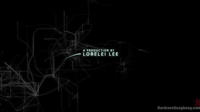 Lorelai Lee sci-fi gangbang: hot scientist fucked by horny studs