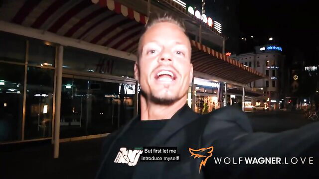 Wolf Wagner grinning selfie intro in Wolf Wagner Love video with Lou Nesbit