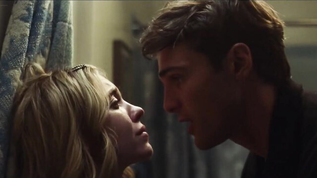 Sydney Sweeney and Chloe Cherry close-up intimate gaze nude scene