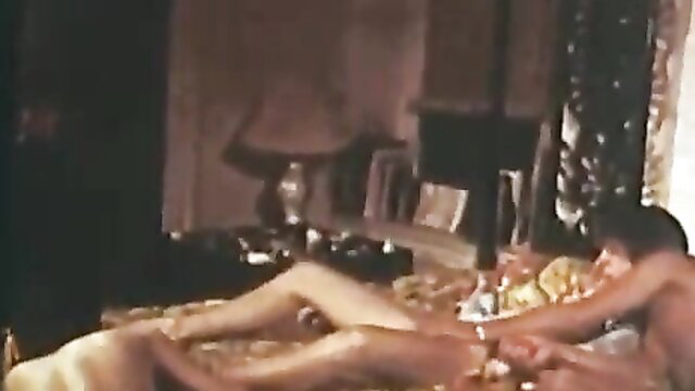 1970s retro teen with bushy pussy fucked missionary by man