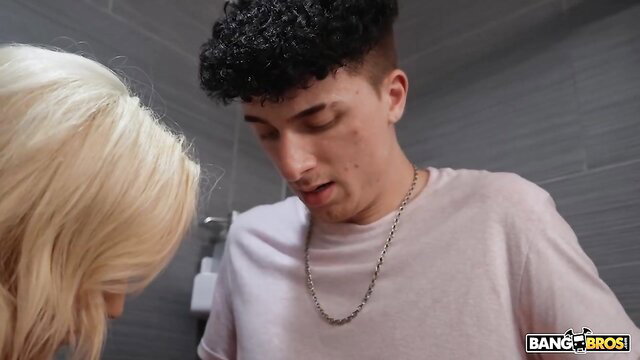 Spencer Scott caught masturbating in shower invites stepson Spencer Barbosa