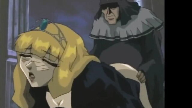 Blonde hentai queen fucked by hooded pervert monk uncensored