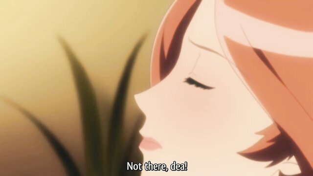 Anime hentai girl with big ass, seductive side profile tease