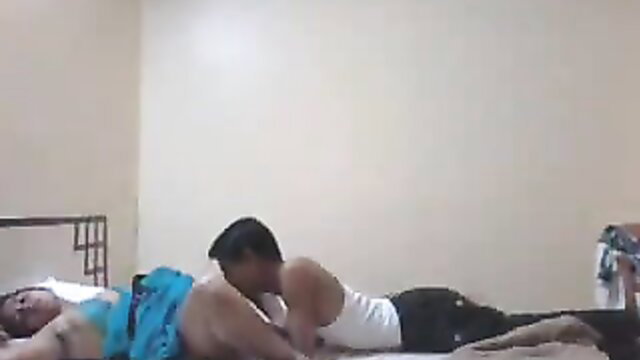 Homemade Indian couple fucking passionately on bed