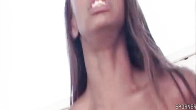 Gorgeous brunette closeup cumshot on lips in hot sex clip