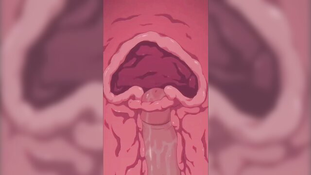 Shylily fanmade edit open mouth closeup with phallic insertion at beach