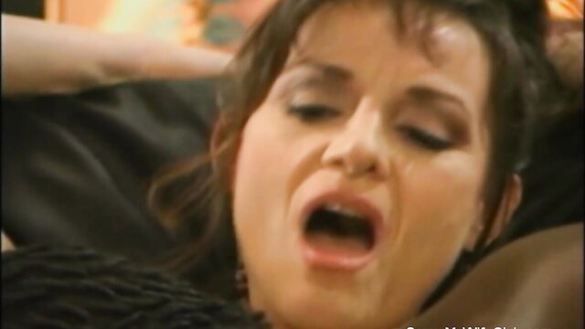 Woman screaming in pleasure during sex